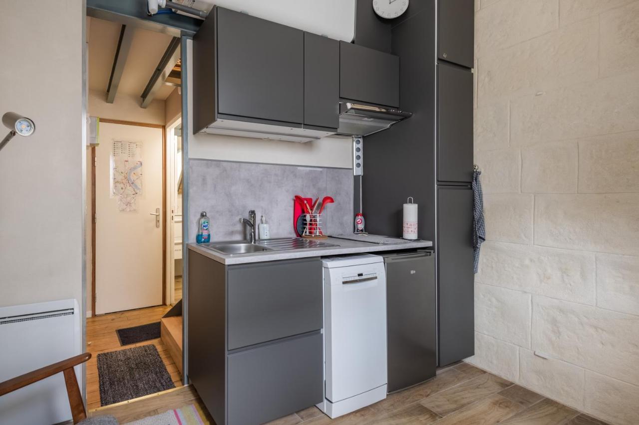 Studio En Duplex-Aircon-Terrasse-Parking-Calme Bordeaux Eksteriør bilde